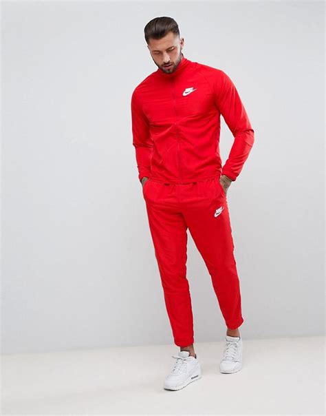 roter nike jogginganzug herren|Herren Rot Trainingsanzüge (14) .